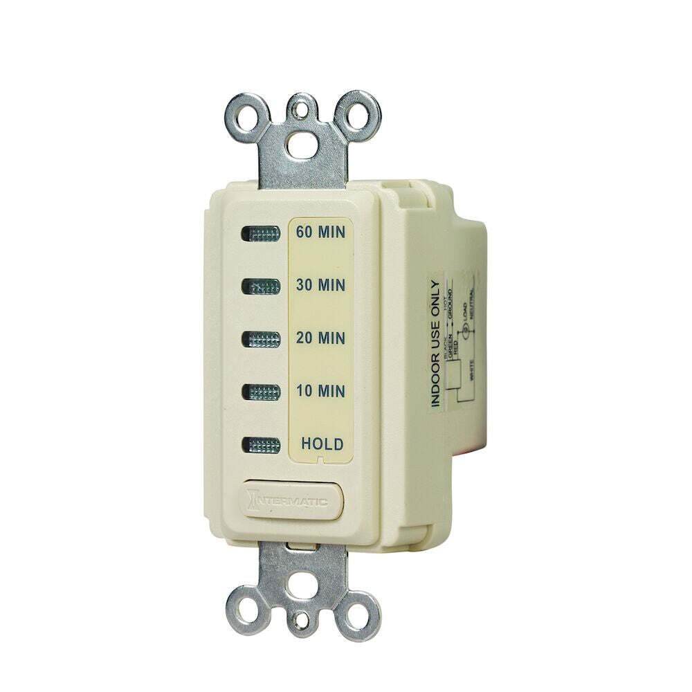 TEMPORIZADOR ELECTRONICO CUENTA REGRESIVA 120VCA. 10-20-30-60MINS. BLANCO INTERMATIC