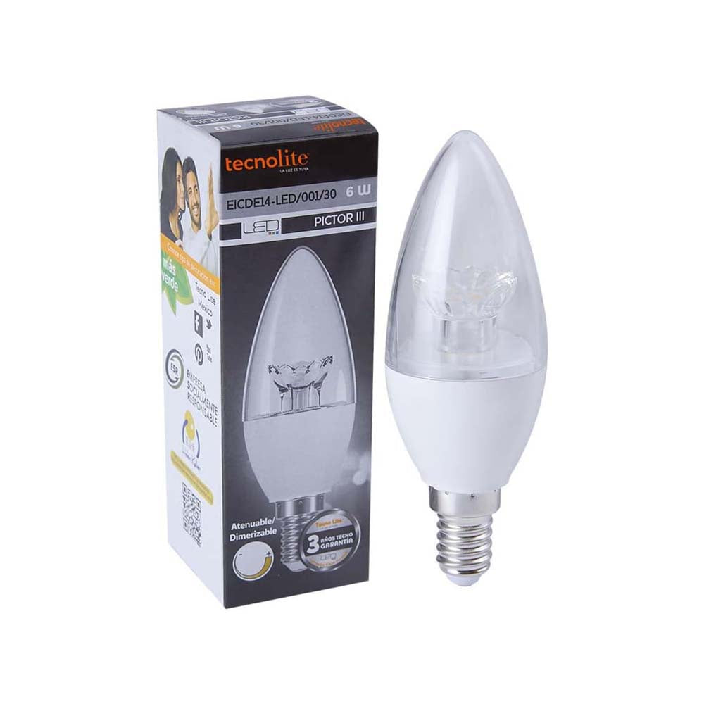 LAMP LED VELA 6W3000KE14470 LM ***TECNOLITE HAE***