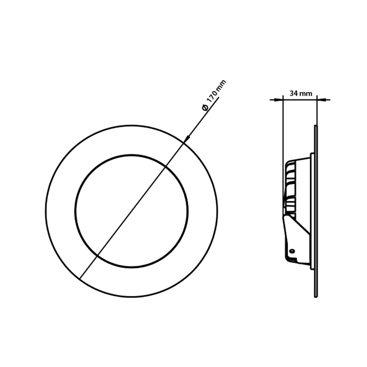 EMPOTRADO T/ PANEL DE LED SMARTWHITE DIMEABLE 12W MLTV C/ CAMBIO DE TEMPERATURA DE COLOR CONTROL REMOTO (NO INCLUIDO) 3000K A 6500K ***HAE2025***