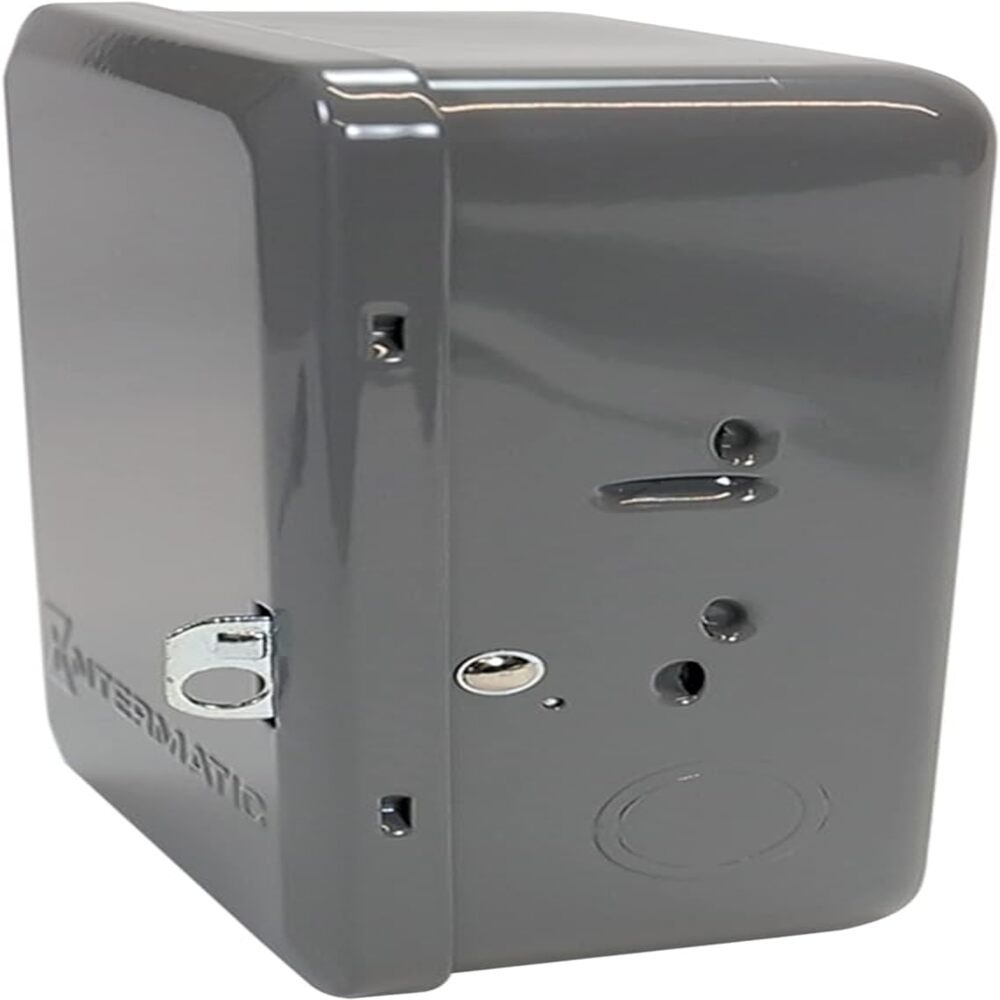 CONTROL ELECTRONICO 24 HRS 2 CIRC 120-277V CA 2SPST CON CAJA METALICA PARA INTERIORES INTERMATIC