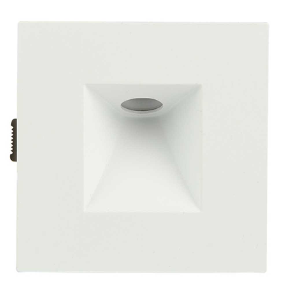 LÁMPARA DE INTERIOR EMPOTRABLE LED CYRANO TECNOLITE 3W LUZ SUAVE CÁLIDA BLANCO