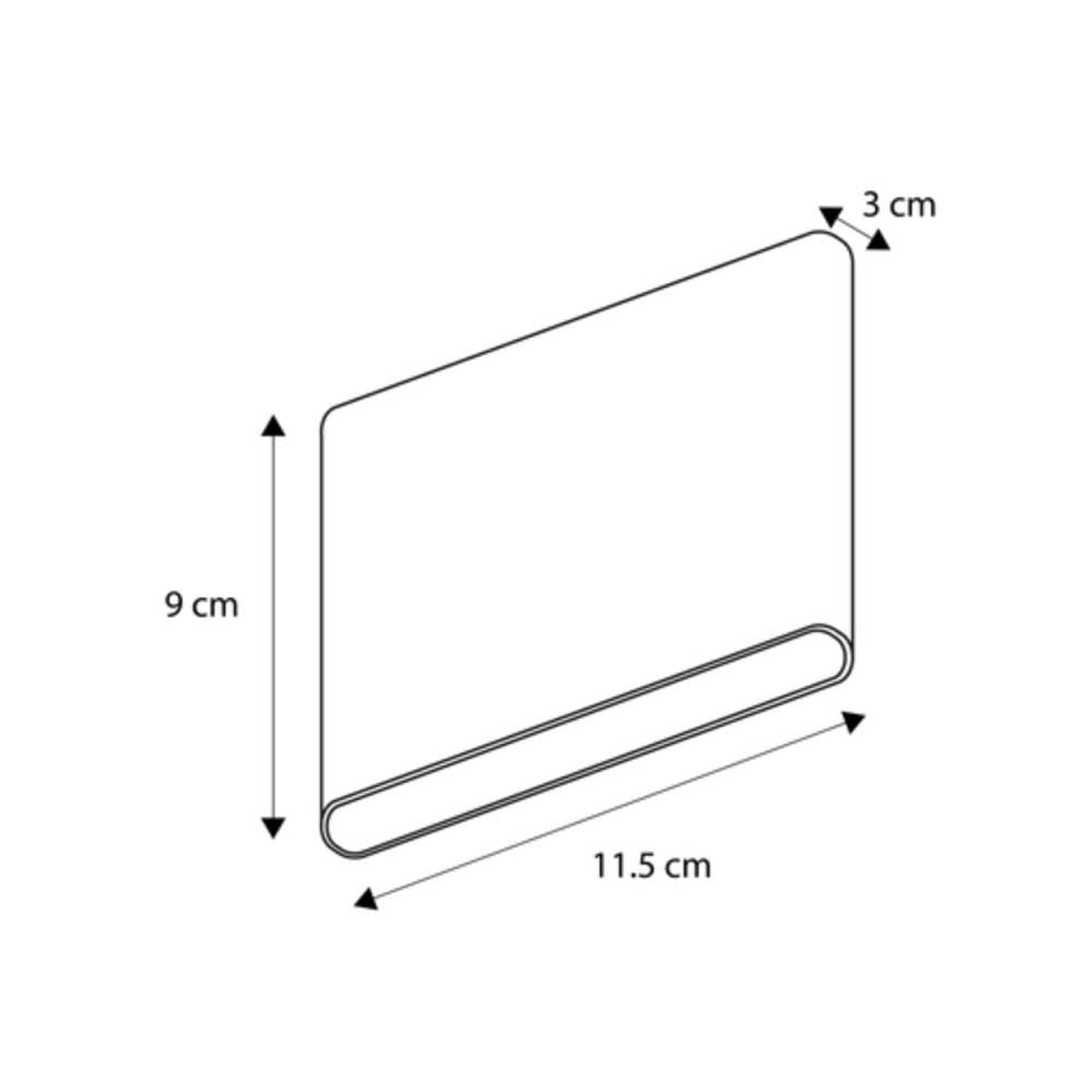 LUMINARIO SLIM IP54 3.9W LED LUZ CALIDA MCA ESTEVEZ