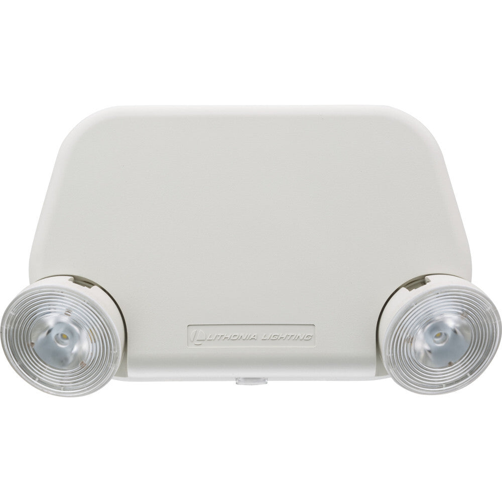 LAMP. EMERGENCIA DUAL 120/277V. BLANCO MARFIL EU2C M12