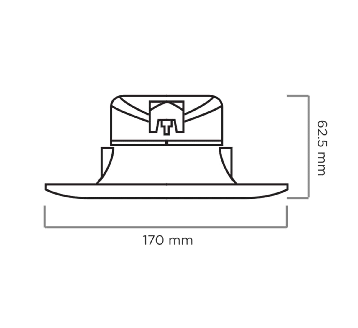 LUMINARIO EMP. DE LED BASIC 12W P/ BOTE MULTIVOLTAJE 6500K MCA MEGAMEX
