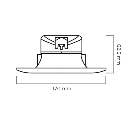 LUMINARIO EMP. DE LED BASIC 12W P/ BOTE MULTIVOLTAJE 6500K MCA MEGAMEX