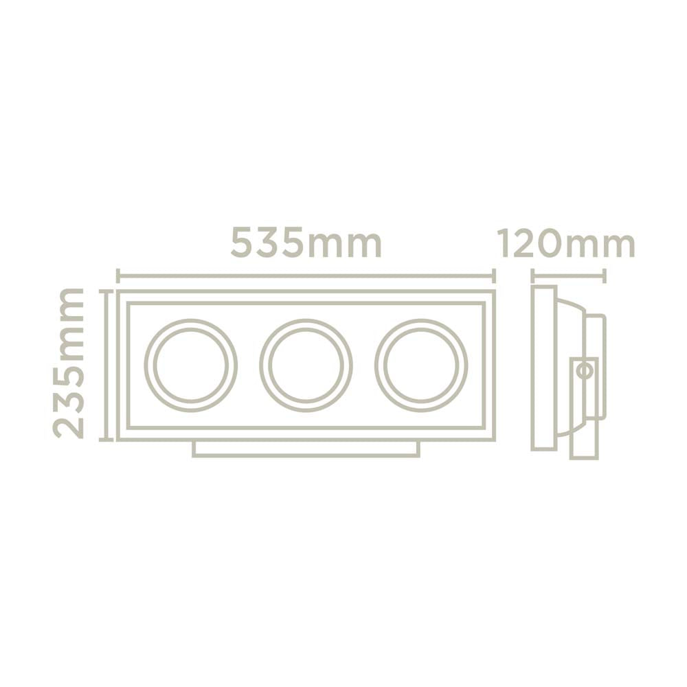 REFLECTOR LED PARA EXTERIORES 150W. MULTIVOLTAJE CON LENTE EXL150F MEGAMEX