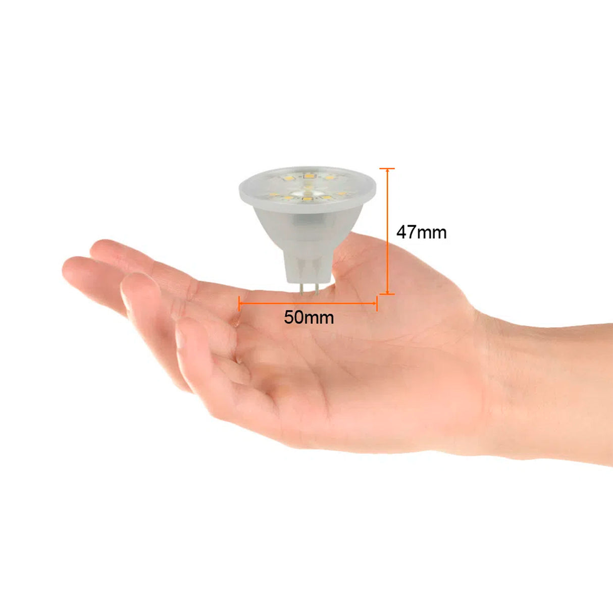 FOCO LED TECNOLITE TIPO MR16 3W LUZ DE DÍA BASE GX5.3 EXN-SMDLED/3W/65