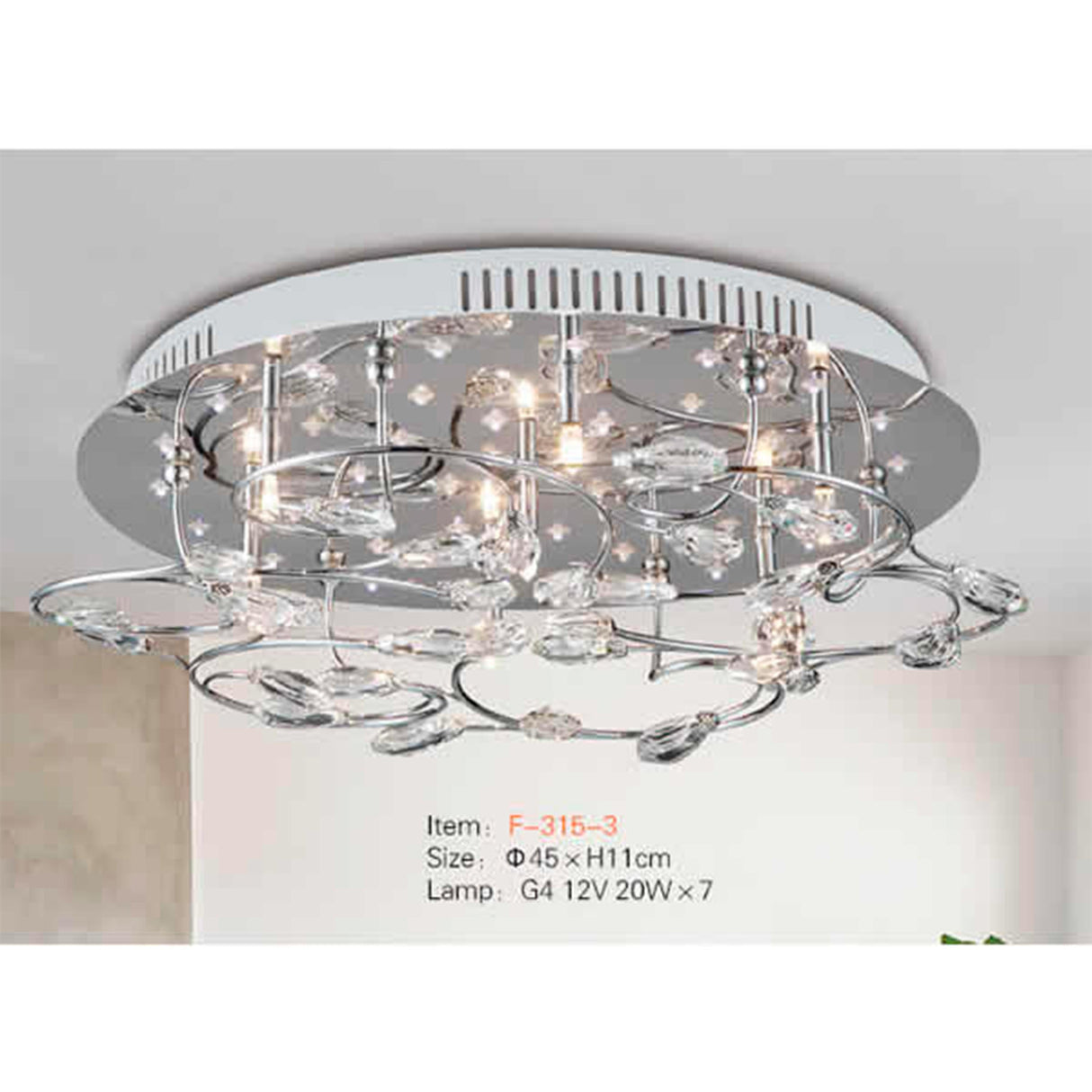 LUMINARIO P/TECHO 5WX3 LED MCA IIDSA *** HA. LUMI ***