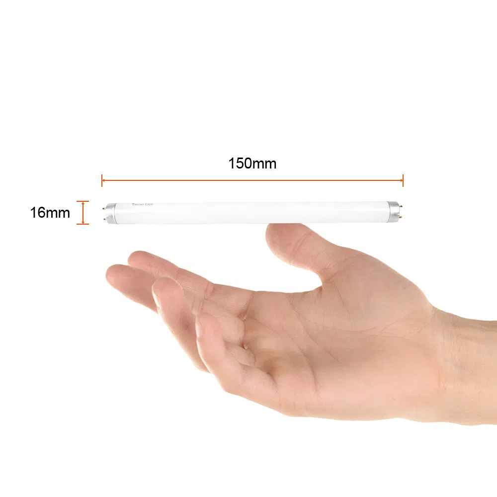 FOCO TUBO TECNOLITE FLUORESCENTE 4W LUZ NEGRA SIN FILTRO BASE G13 ***TECNOLITE HAE***