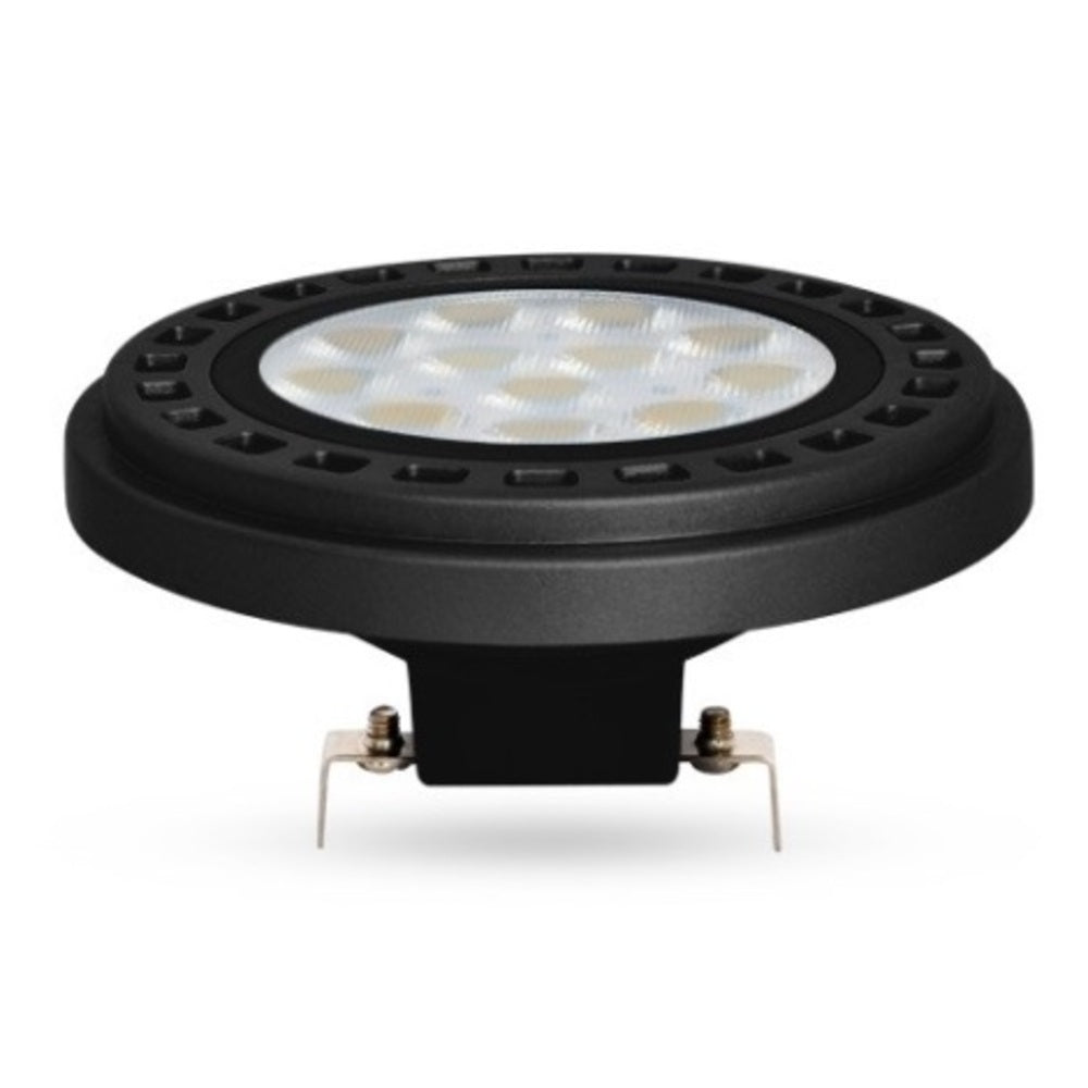 LAMPARA AR111 LED ATENUABLE 10W/12V. 45 LUZ FRIA 4000K NEGRO ELECTROMAG