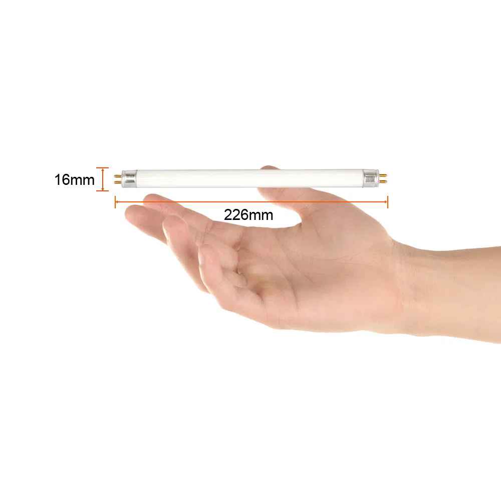 FOCO TUBO TECNOLITE FLUORESCENTE 22CM 6W LUZ DE DÍA BASE G5 NO ATENUABLE ***TECNOLITE HAE***