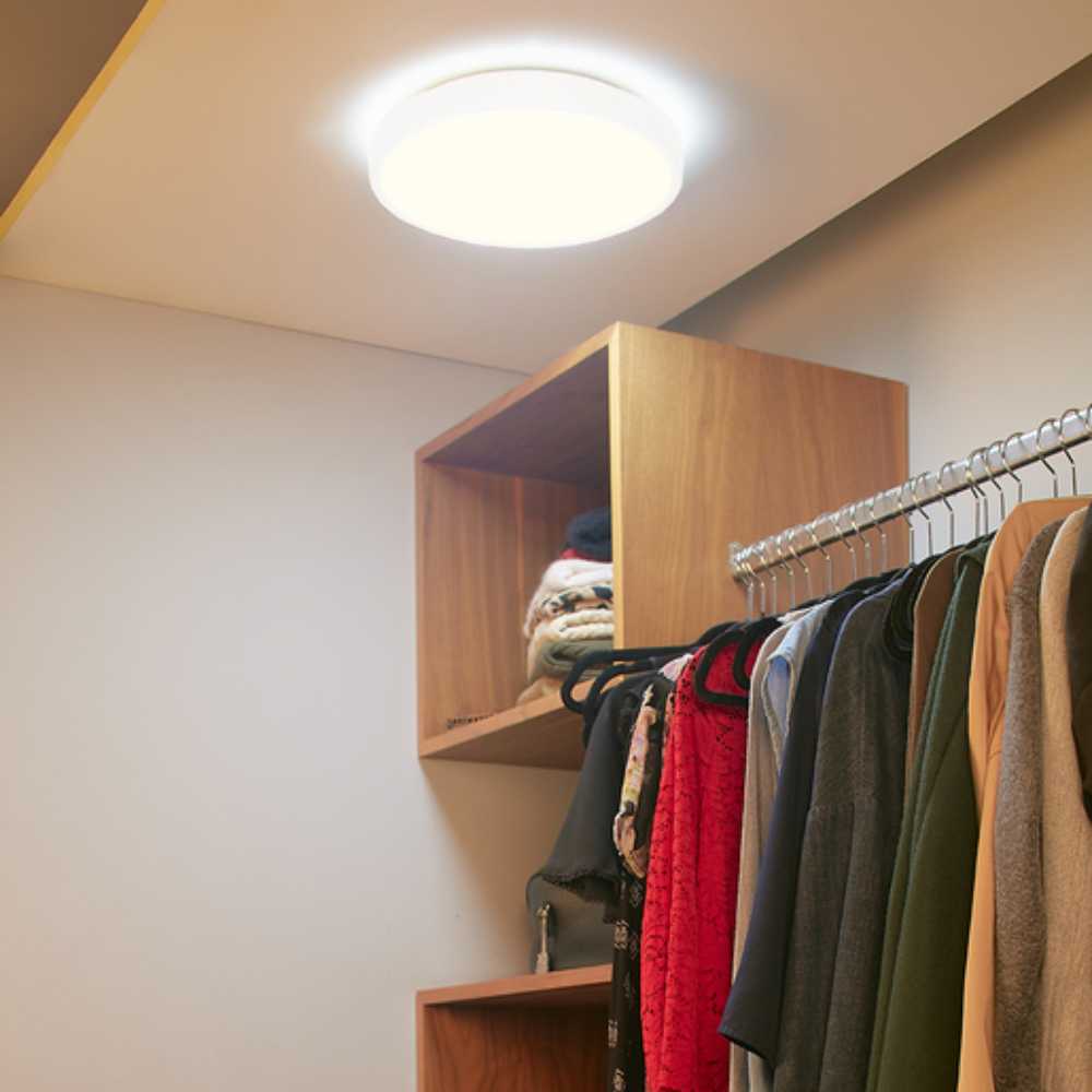 LAMPARA DE INTERIOR LED ANSER I TECNOLITE PARA SOBREPONER 16W LUZ SUAVE CALIDA