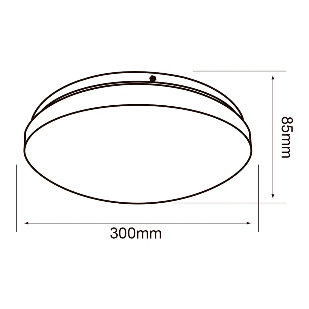 LÁMPARA DE INTERIOR LED ANSER TECNOLITE PARA SOBREPONER 16W LUZ SUAVE CÁLIDA
