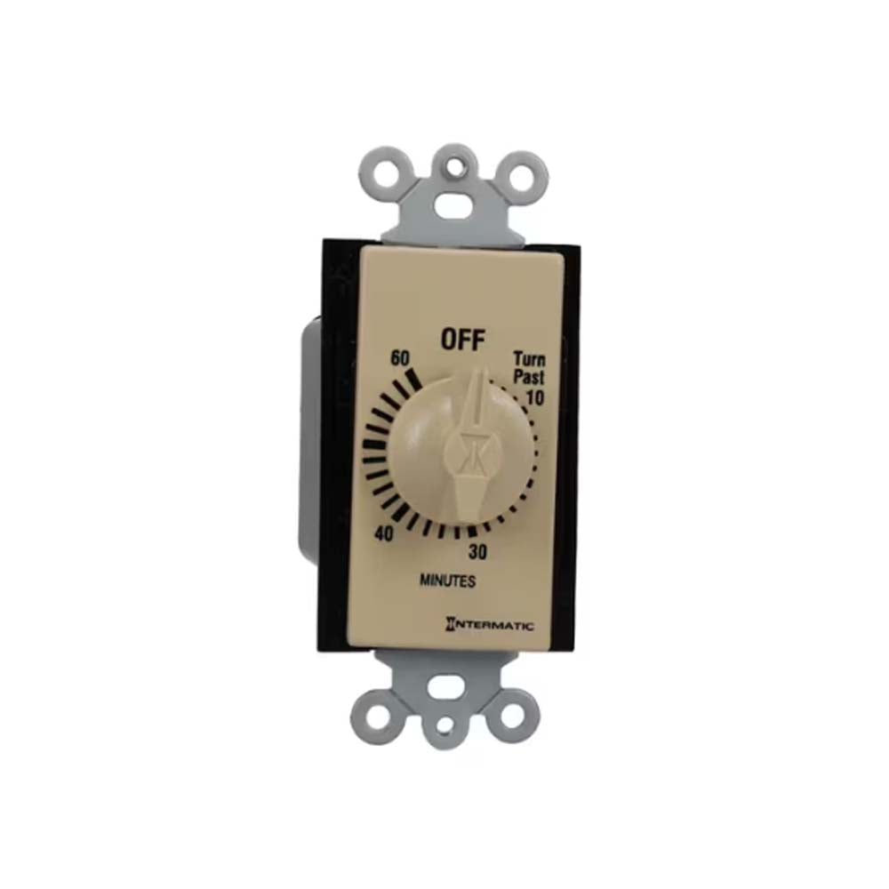 TEMPORIZADOR CUENTA REGRESIVA 125-277VCA. 60MIN. MAX. SIN ESPERA MARFIL INTERMATIC