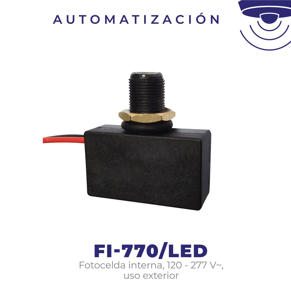 FOTOCELDA INTERNA P/CARGAS INCANDESCENTES, HALOGENAS Y LED