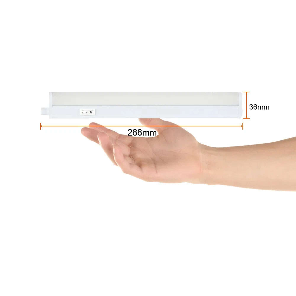 LÁMPARA LINEAL LED TECNOLITE PEKIN V PARA SOBREPONER 4W LUZ BLANCA NEUTRA