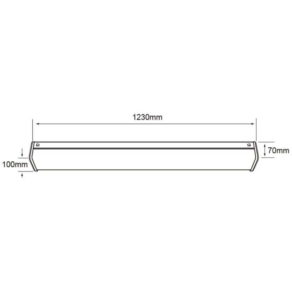 LÁMPARA LINEAL LED TECNOLITE CAPELLA PARA SOBREPONER 40W LUZ DE DÍA