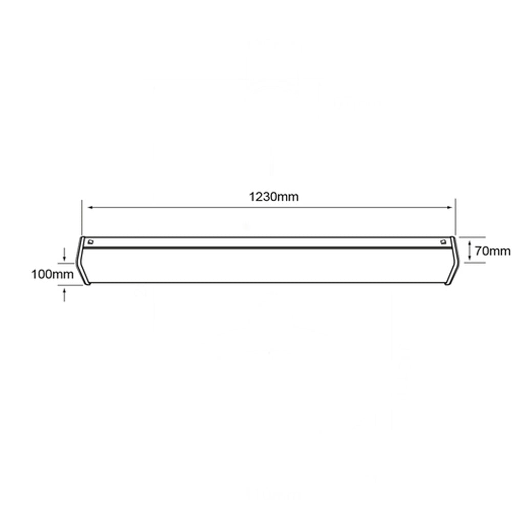 LÁMPARA LINEAL LED TECNOLITE CAPELLA PARA SOBREPONER 40W LUZ BLANCA NEUTRA
