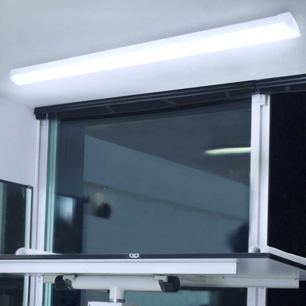 LAMPARA REGLETA LED 1.20 M SOBREPONER 36 W LUZ DE DIA NO ATENUABLE LED INTEGRADO FLCP-LED/003/65/B