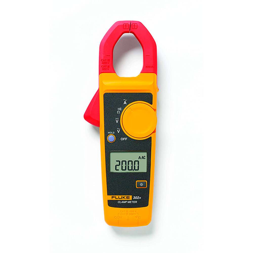 PINZA AMPERIMETRICA 302 400A. CON JGO. DE CABLES TL75 HARD POINT FLUKE