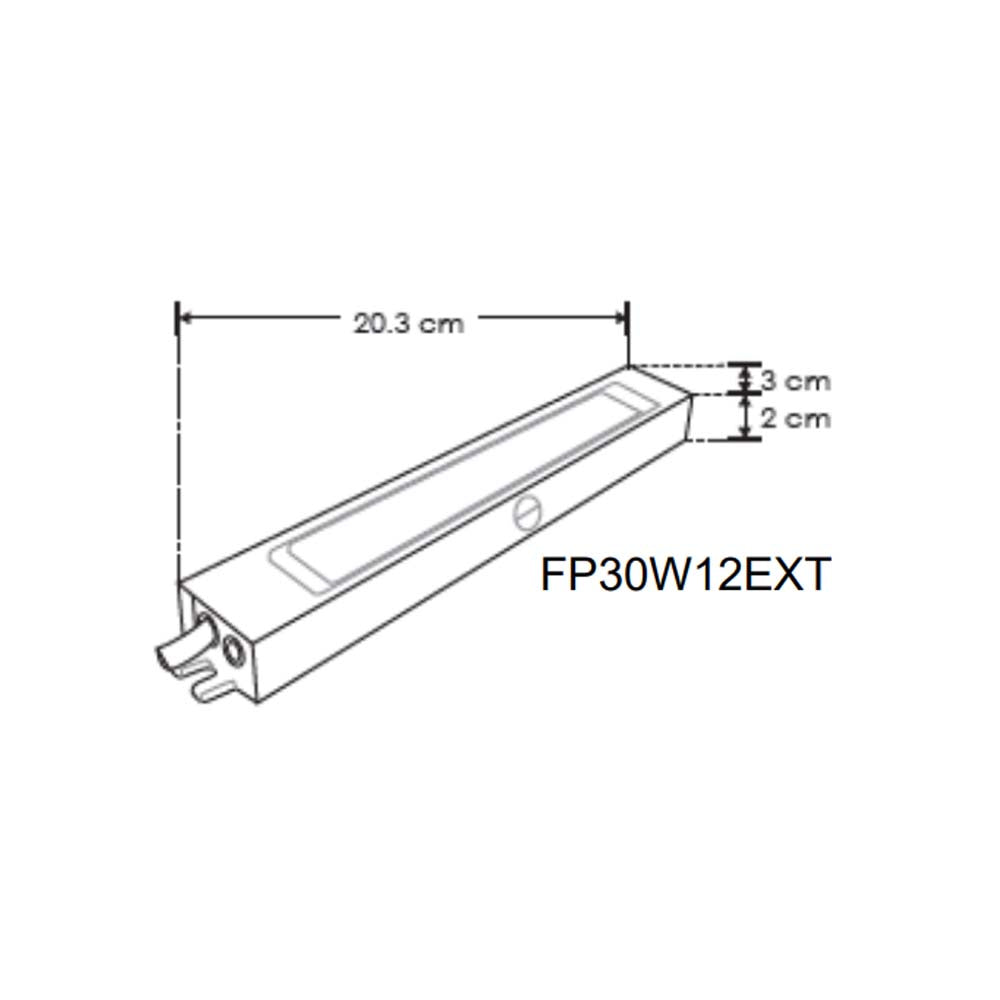 FUENTE DE ALIMENTACION P/ TIRA EXTRAPLANA DE LED 160W 12V SALIDA 100-240V ENTRADA IP67 MCA ILUMILEDS *** HAE ***