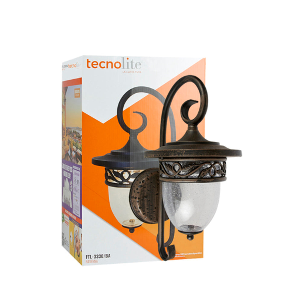 FAROL DE EXTERIOR REVENNA TECNOLITE PARA SOBREPONER 20W BASE E27