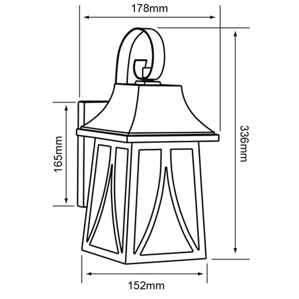 FAROL DE EXTERIOR ANTONELLA TECNOLITE PARA SOBREPONER 26W BASE E27