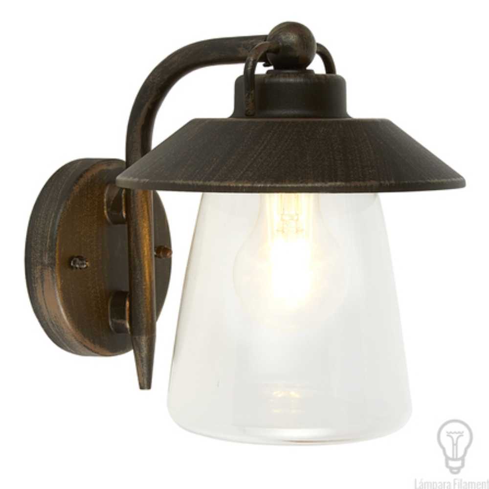 FAROL DE EXTERIOR SPICA TECNOLITE PARA SOBREPONER 20W BASE E27