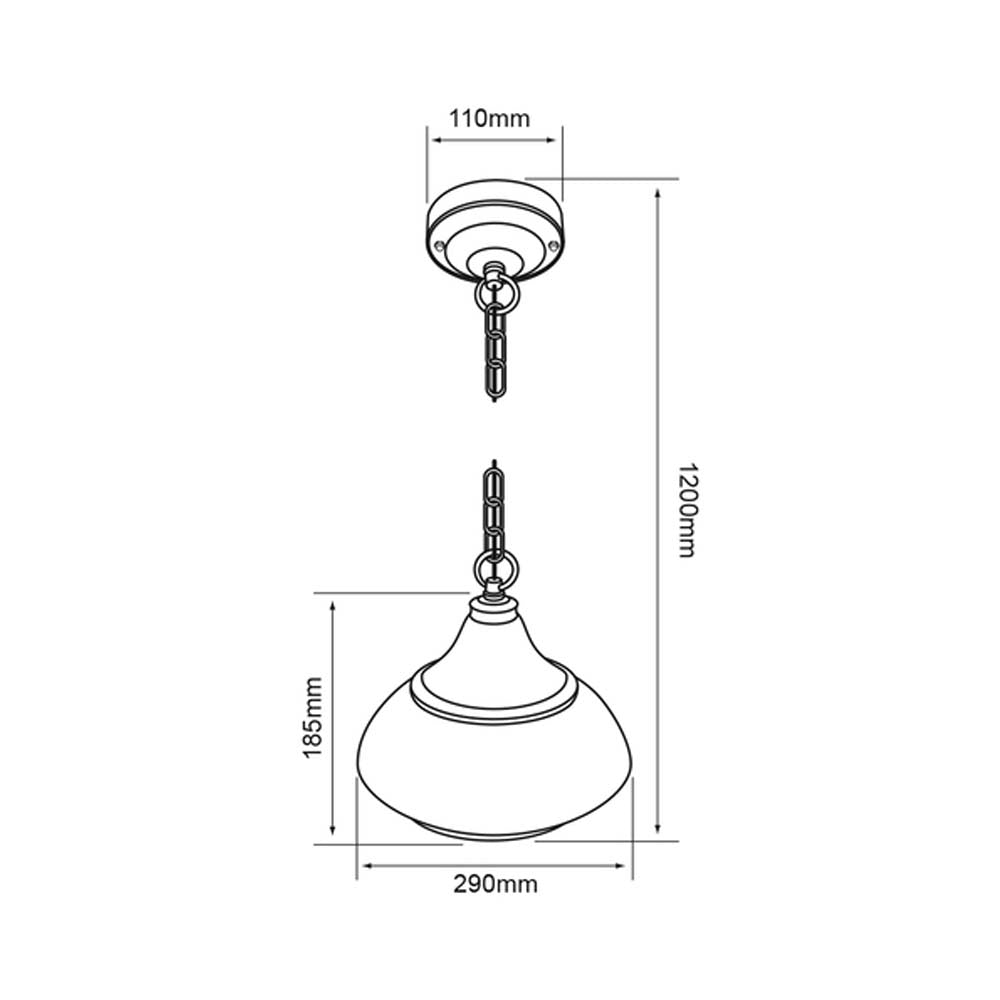 FAROL DE EXTERIOR PARA SUSPENDER GIEDI TECNOLITE 20W BASE E27