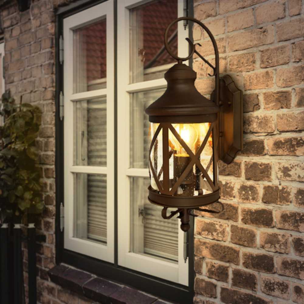 FAROL DE EXTERIOR ROMA TECNOLITE PARA SOBREPONER 26W BASE E27