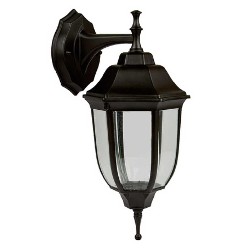 FAROL DE EXTERIOR SALERMO I TECNOLITE PARED ARBOTANTE 60W IP44 BASE E27 NEGRO