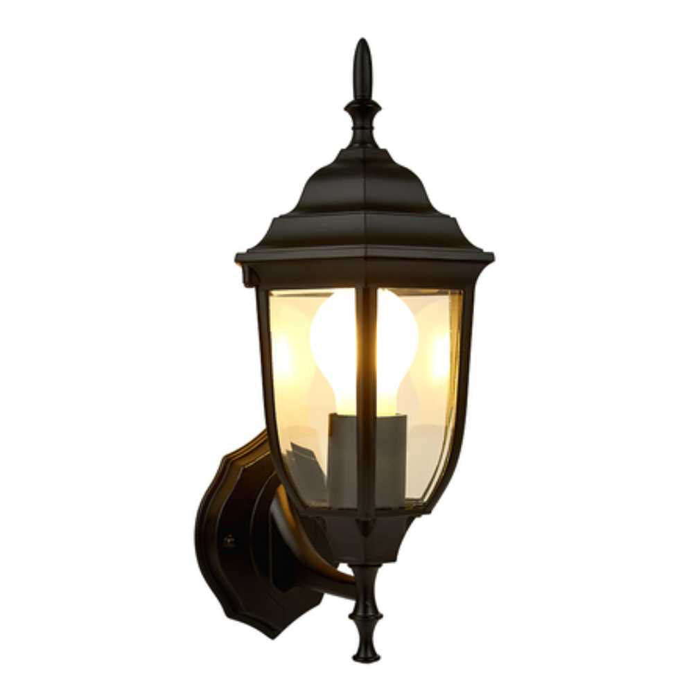 FAROL DE EXTERIOR SALERMO TECNOLITE PARED ARBOTANTE 60W IP44 BASE E27 NEGRO