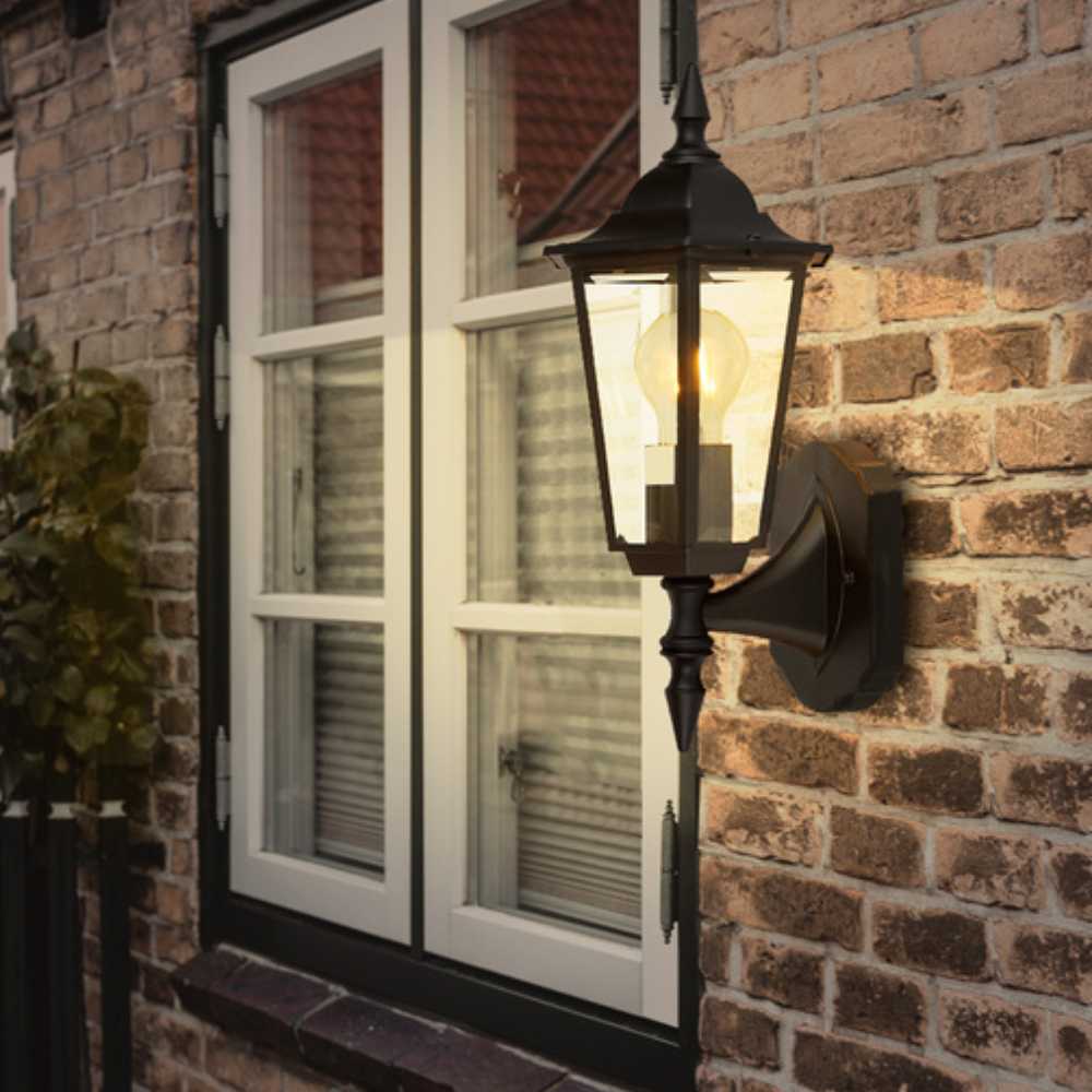 FAROL DE EXTERIOR SAN REMO TECNOLITE PARA SOBREPONER 26W BASE E27 NEGRO