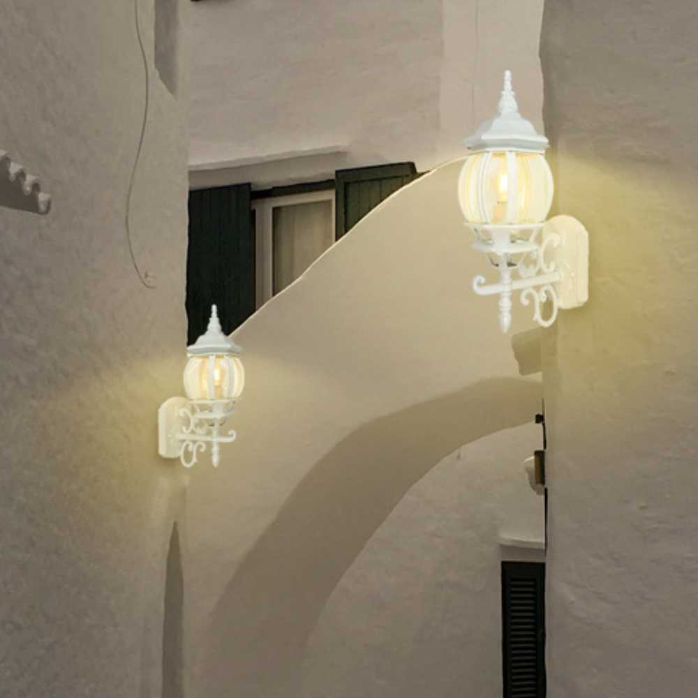 FAROL DE EXTERIOR SIENA TECNOLITE PARA SOBREPONER 26W BASE E27 BLANCO