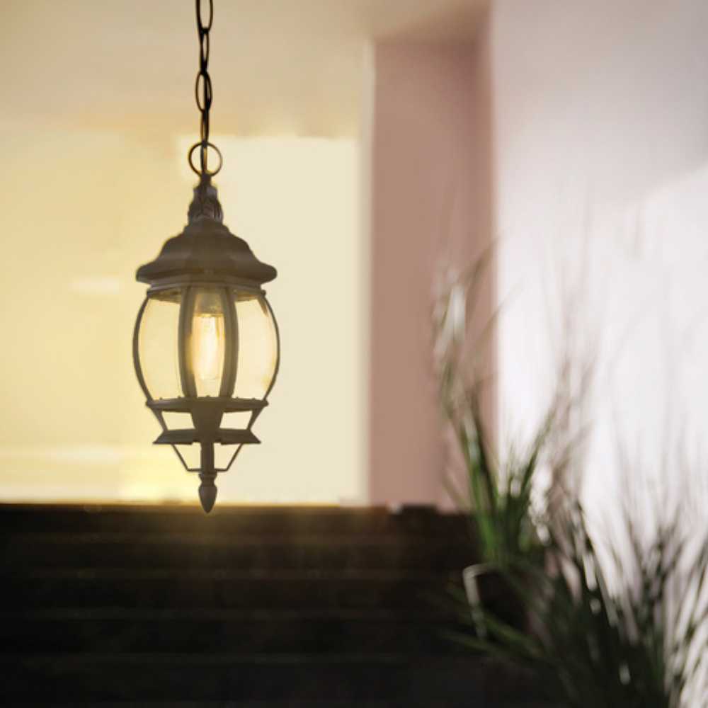 FAROL DE EXTERIOR PARA SOBREPONER SIENA II TECNOLITE 26W BASE E27 CAFÉ *** HAE ***