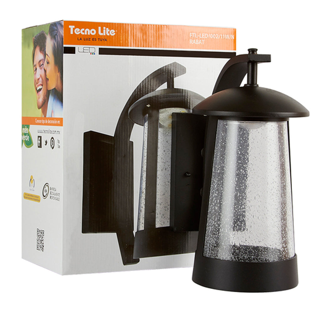 FAROL DE EXTERIOR LED RABAT TECNOLITE PARA SOBREPONER 11W LUZ BLANCA NEUTRA