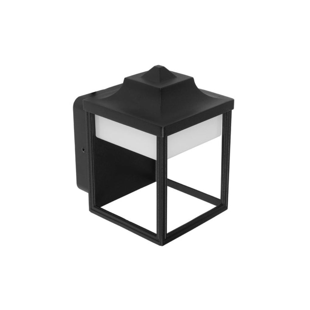 LAMPARA DE PARED ARBOTANTE LED TIPO FAROL EXTERIOR 9 W LUZ CALIDA BRILLANTE IP44 LED INTEGRADO