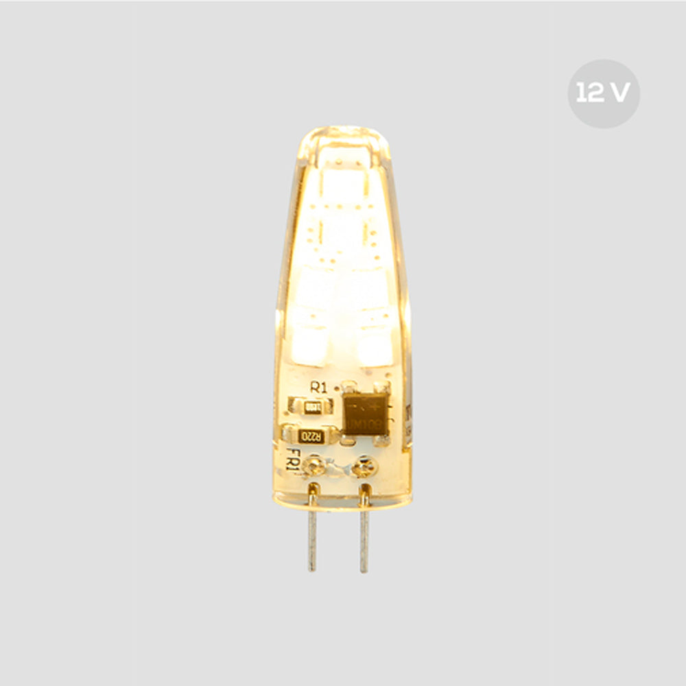 FOCO LED TECNOLITE TIPO AMPOLLETA 2W 12V LUZ SUAVE CÁLIDA BASE G4
