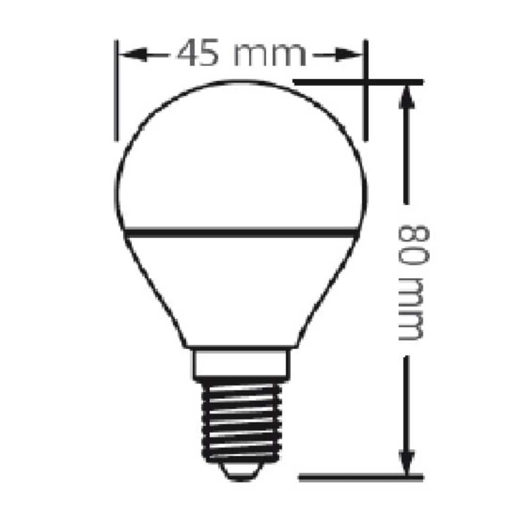 FOCO LED TECNOLITE TIPO GLOBO 4W LUZ DE DÍA BASE E14