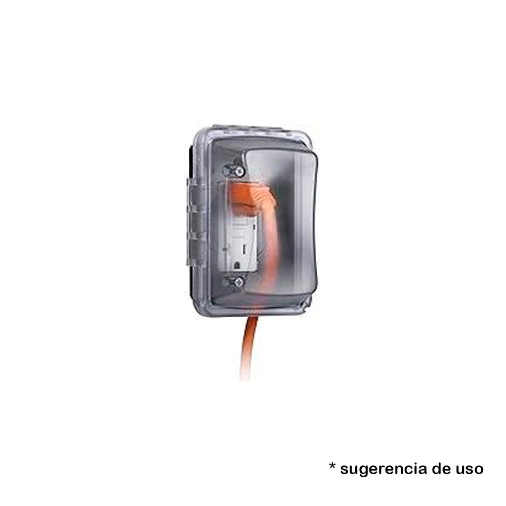 RECEPTACULO DUPLEX ICFT BLANCO SMARTLOCKPRO GRADO INDUSTRIAL LEVITON