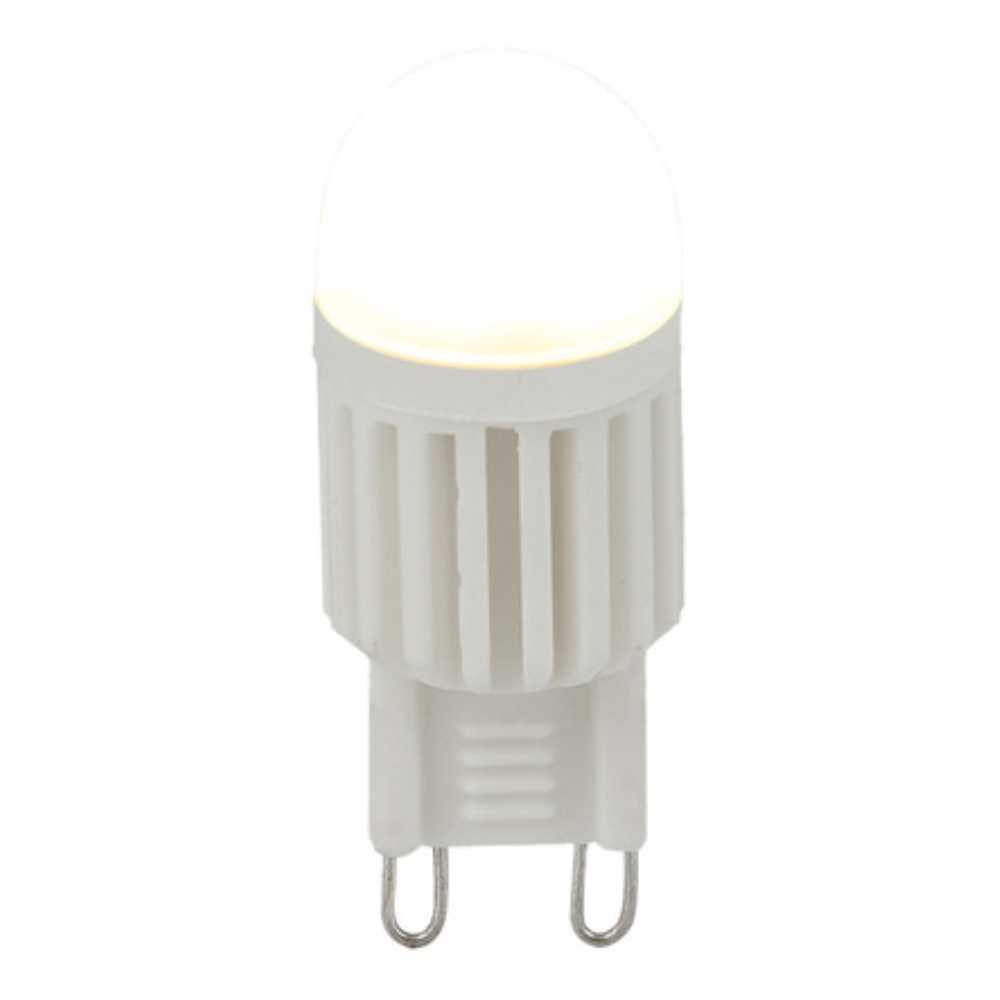 FOCO LED TECNOLITE TIPO AMPOLLETA ATENUABLE 3W LUZ SUAVE CÁLIDA BASE G9 *** OFRECER LED-G9/BC ***