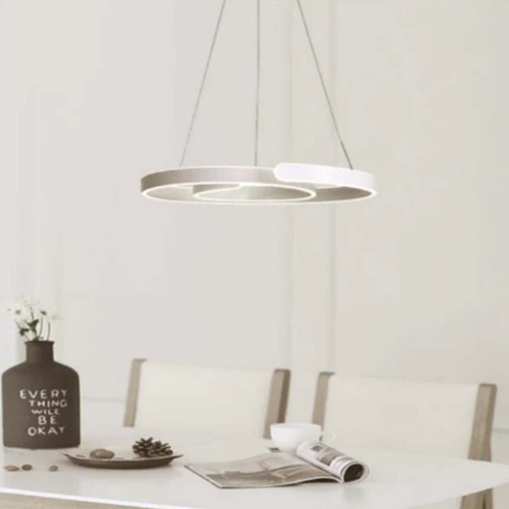 CANDIL DE LED 92W MODERNISTA COLGANTE DIMEABLE BLANCO LEON