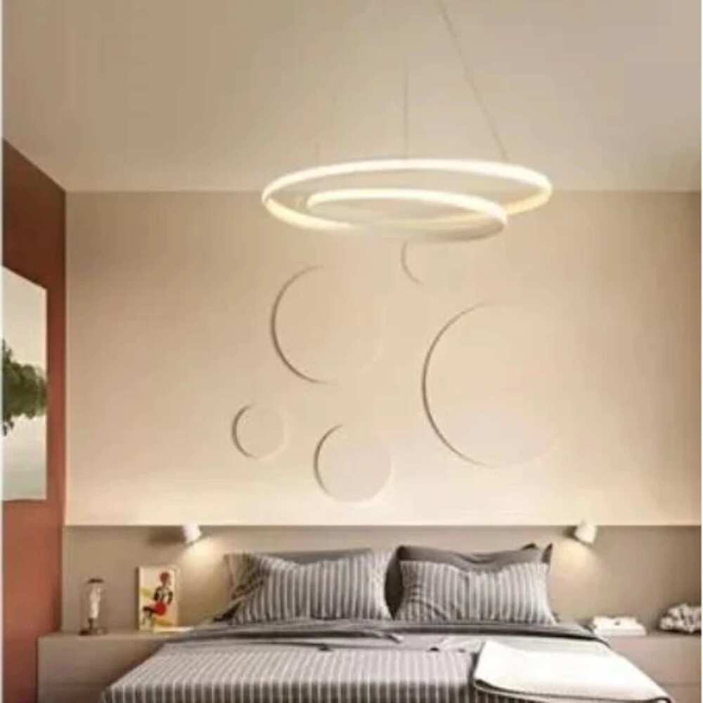 CANDIL DE LED 65W MODERNISTA COLGANTE DIABLE BLANCO LEON