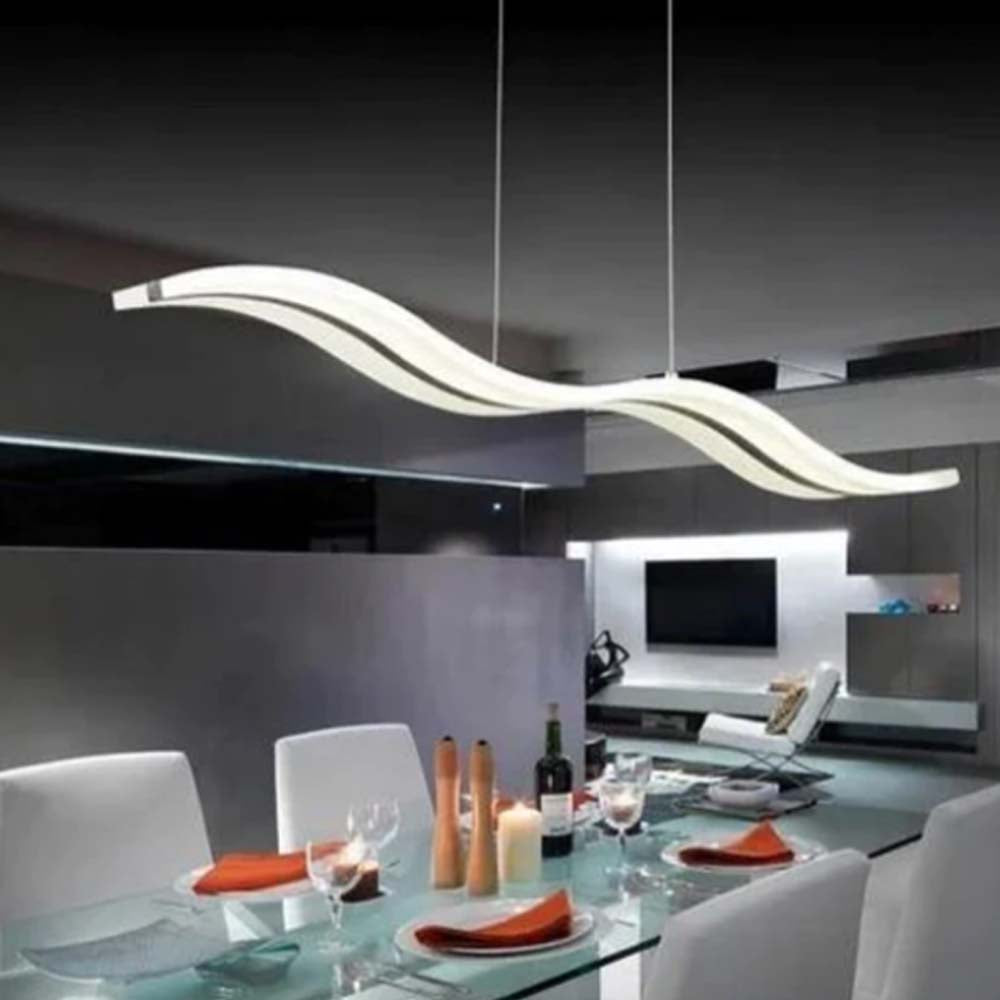 CANDIL DE LED COLGANTE NEGRO 40W LUZ DIA