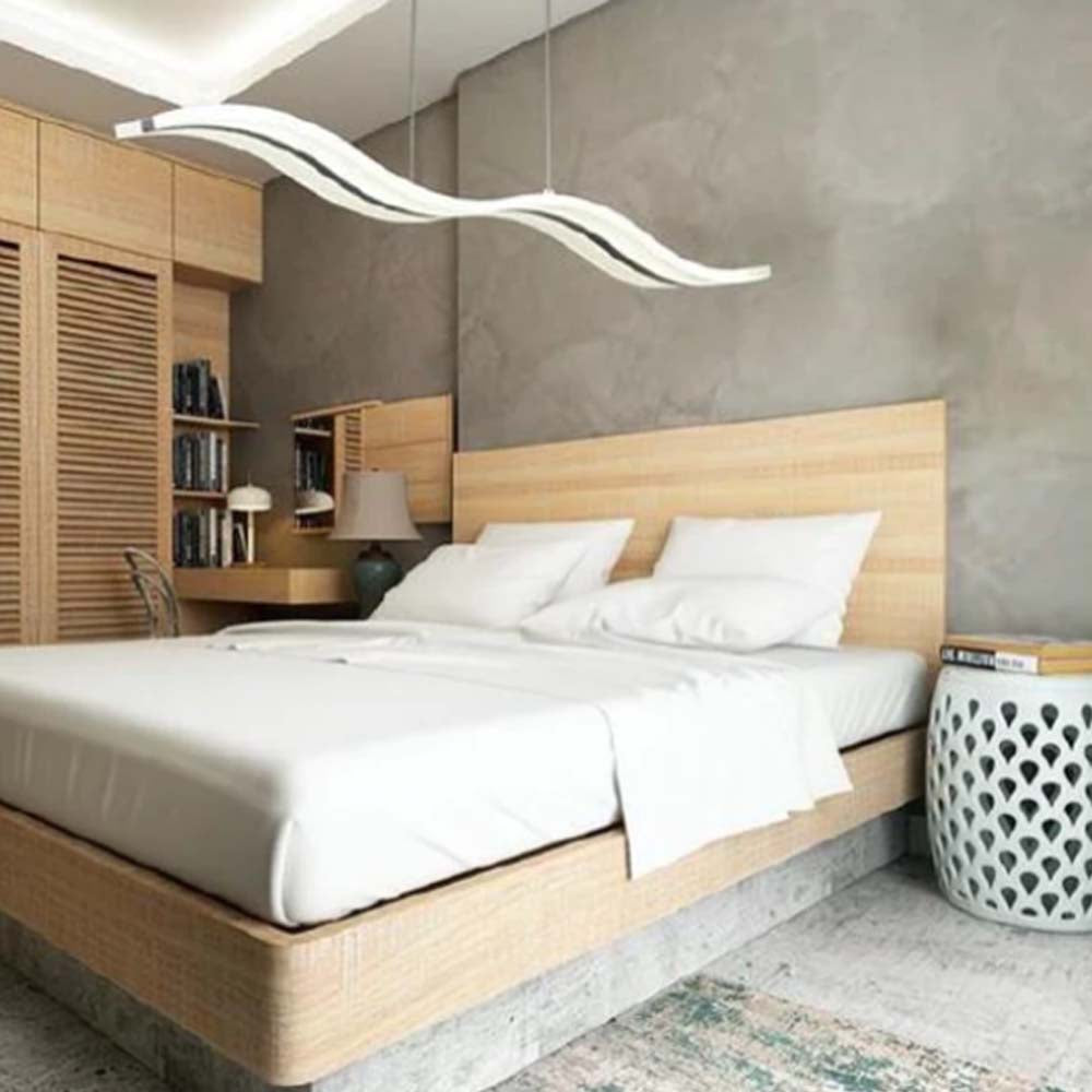 CANDIL DE LED COLGANTE NEGRO 40W LUZ DIA