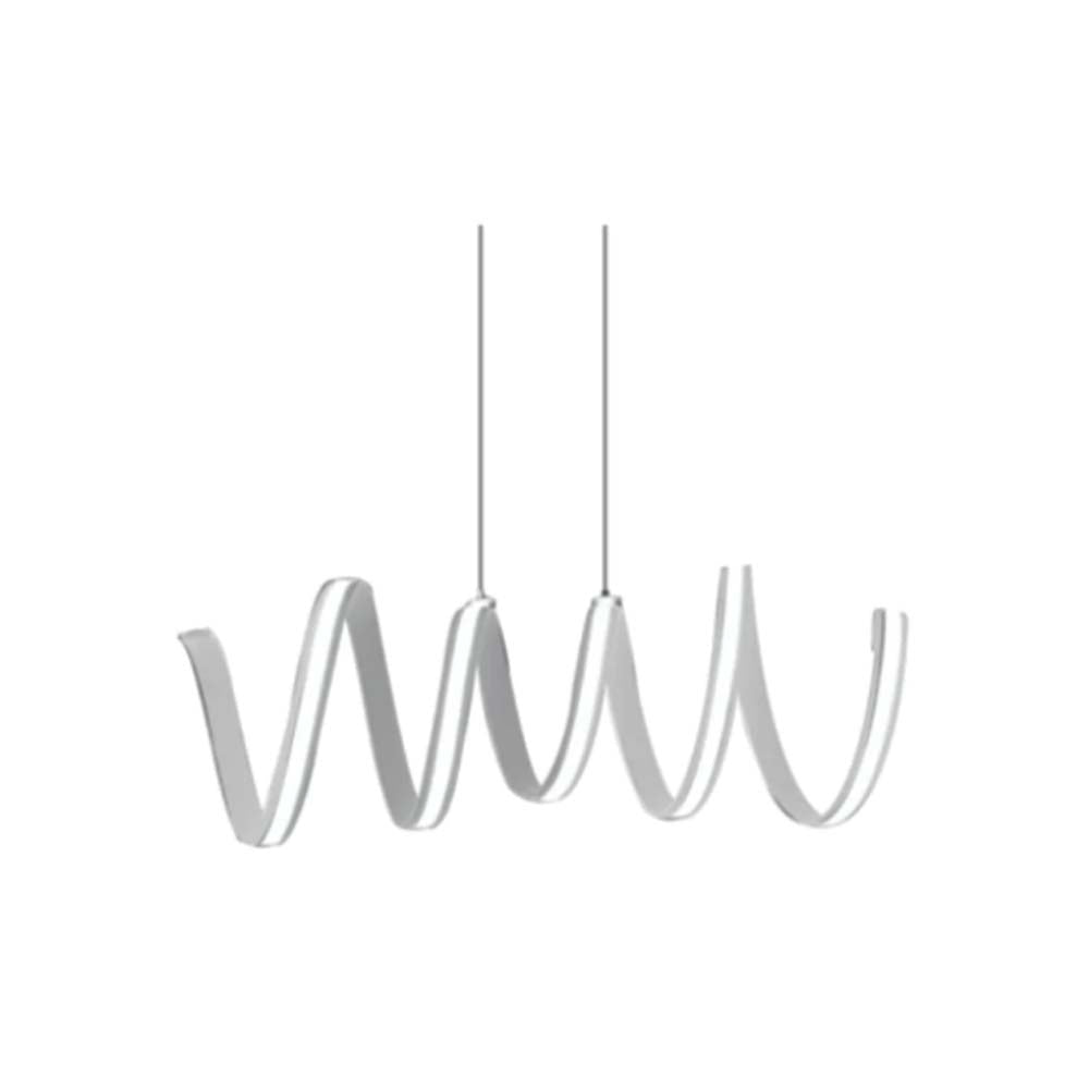 CANDIL DE LED 80W COLGANTE MODERNISTA DIMEABLE BLANCO LEON