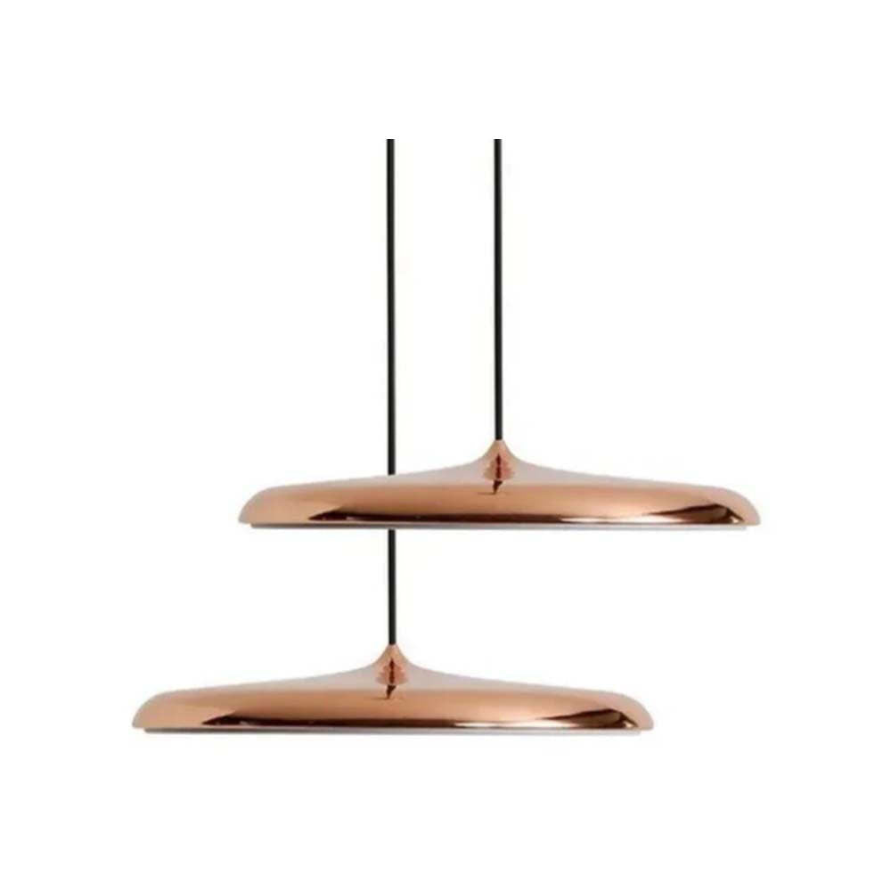 CANDIL DE LED 24W MODERNISTA ORO ROSADO DIMEABLE LEON