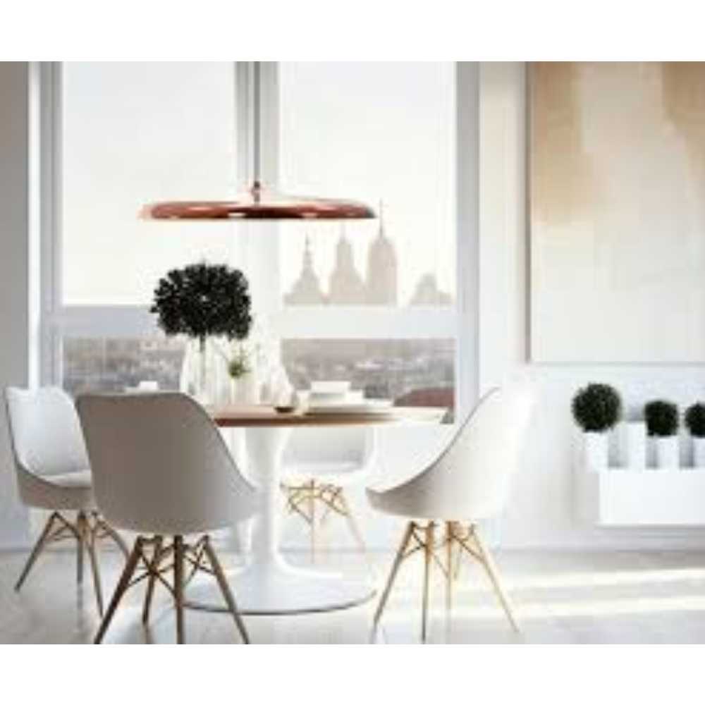 CANDIL DE LED 24W MODERNISTA ORO ROSADO DIMEABLE LEON