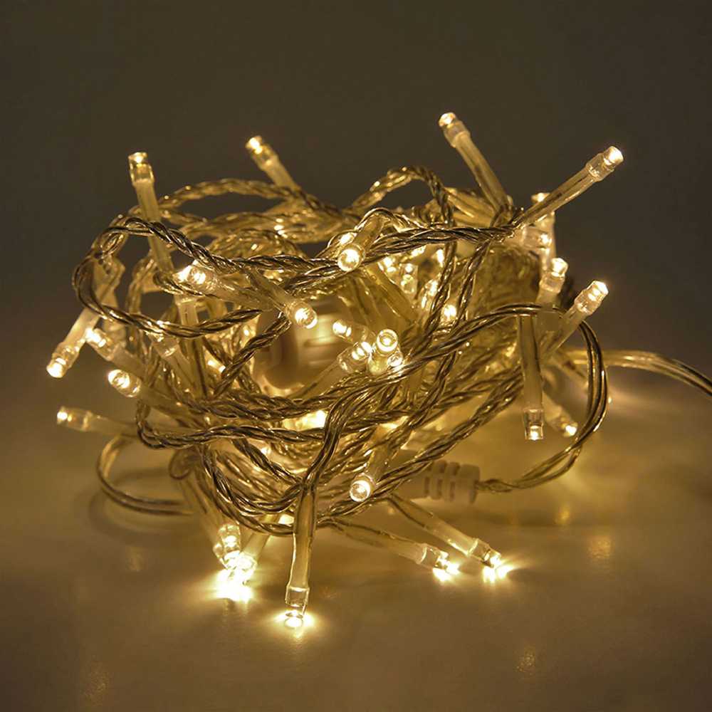 SERIE C/GUIRNALDA LED BLANCO CALIDO