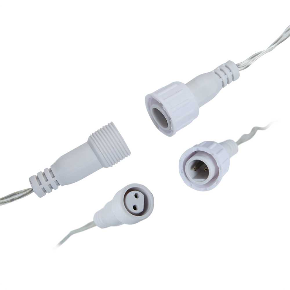 SERIE C/GUIRNALDA LED BLANCO CALIDO